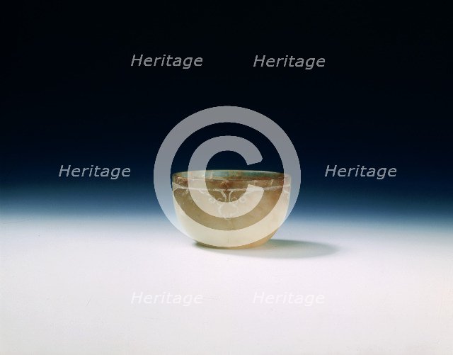 Jade cup, High Tang period, China, 684-756. Artist: Unknown