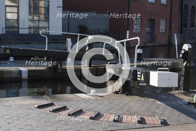 Camden Lock Lock, London, UK, 30/1/10.  Creator: Ethel Davies.