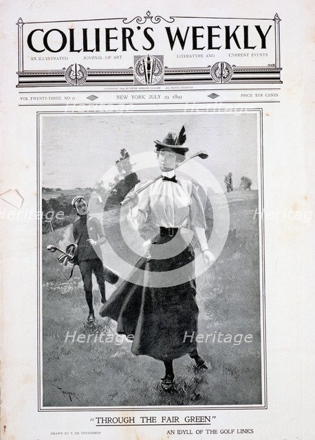 Cover of Collier's Weekly, American, July 29, 1899. Artist: Unknown