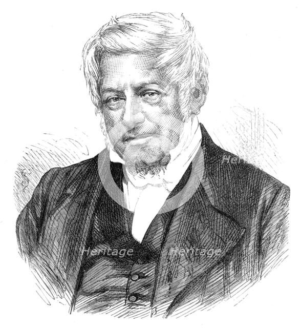 The late Mr. J. A. Galignani, of Paris, 1874. Creator: Unknown.