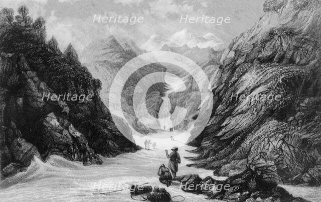 'Source of the River Jumna', 1845. Creator: Unknown.