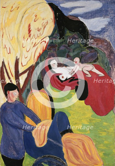 Barbarians, 1914. Creator: Rudolf Thygesen.