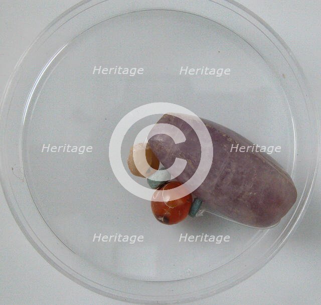 Beads, Coptic, 4th-7th century. Creator: Unknown.