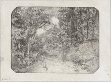 Chemin sous bois à Pontoise, 1879. Creator: Camille Pissarro.