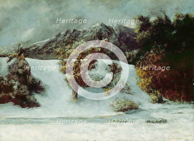 Winter Landscape with the Dents du Midi, 1876.