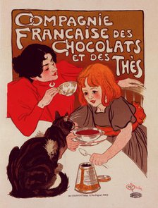 Affiche pour le "Chocolat de la Compagnie Française", c1899. Creator: Theophile Alexandre Steinlen.