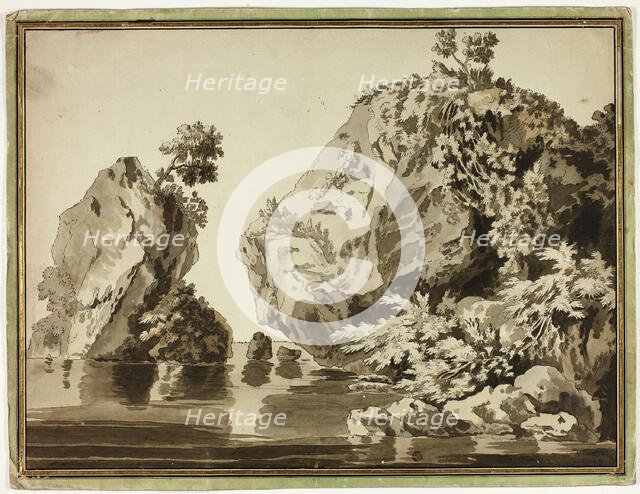 Rocks and Water, n.d. Creator: Jacob Philip Hackert.