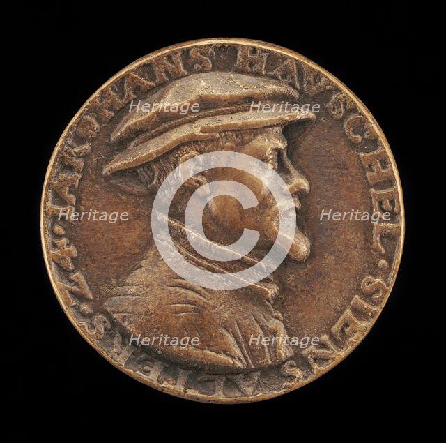 Hans Hauschel, born 1520 [obverse], 1544. Creator: Friedrich Hagenauer.