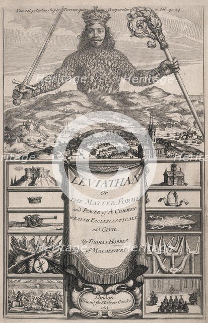 Leviathan, 1651.  Creator: Unknown.