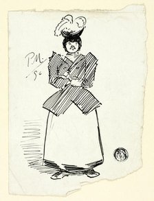 London Female Character, 1896. Creator: Philip William May.