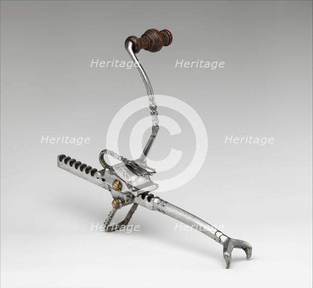 Cranequin from the armoury of Emperor Maximilan I, Western or Central European, ca. 1505-19. Creator: Unknown.