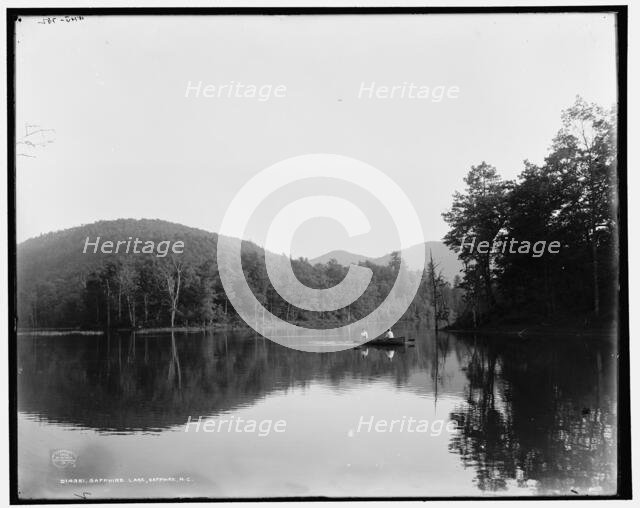 Sapphire Lake, Sapphire, N.C., c1902. Creator: William H. Jackson.