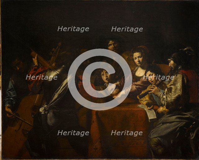 Concert with Eight Figures, 1628–1630.