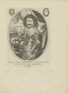 Portrait of Prince Octavio Piccolomini (1599-1656), Duke of Amalfi, c. 1650. Creator: Moncornet, Balthazar (1600-1668).