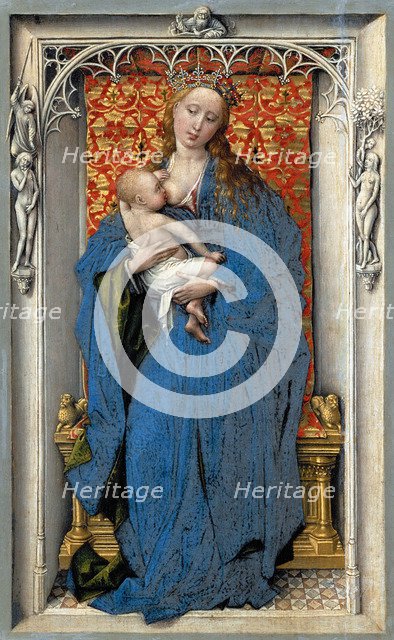 Virgin and child.