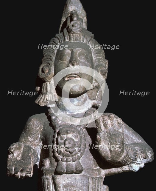 Pre-Columbian Mayan Maize-god. Artist: Unknown