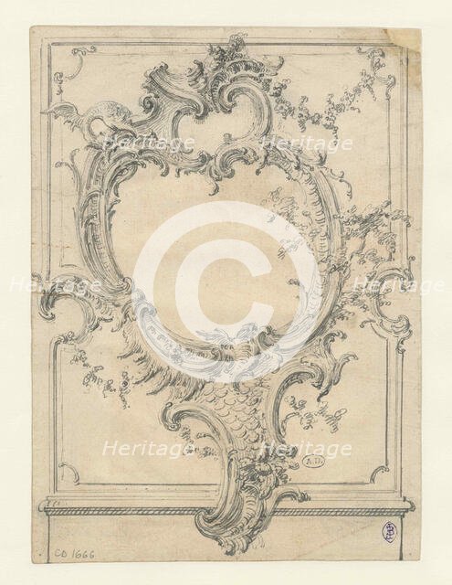 Decoration Design, c1735. Creator: Pineau, Nicolas (1684-1754).