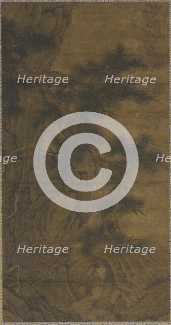 Pine and Brook, Ming dynasty, 16th century. Creator: Unknown.