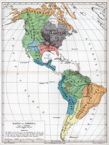 Races of America, 1901. Artist: Unknown