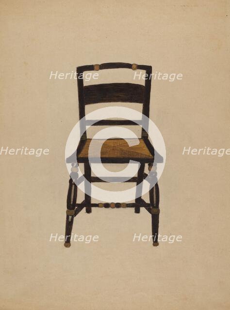Hitchcock Chair, 1935/1942. Creator: Genevieve Sherlock.