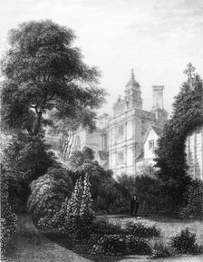 'Caius College from the Fellows Gardens', c1837.  Creator: John Le Keux.