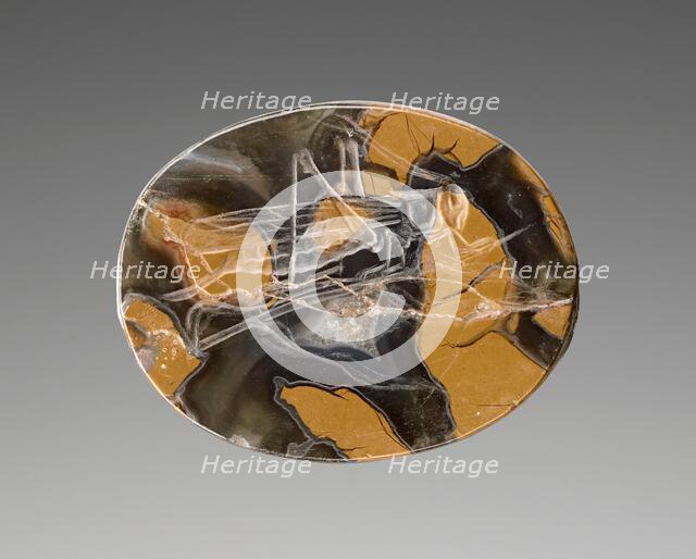 Engraved Scaraboid with a Grasshopper, 425-400 BC. Creator: Unknown.