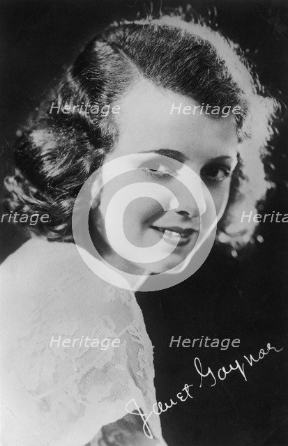 Janet Gaynor (1906-1984), American actress, 20th century. Artist: Unknown