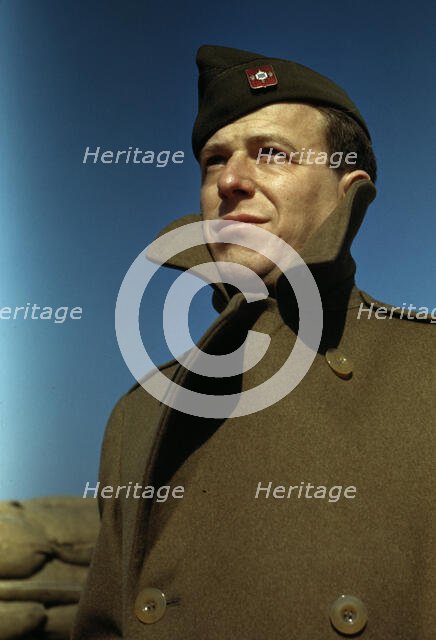 Man of the Fort Story, Va. coastal defense, 1942. Creator: Alfred T Palmer.