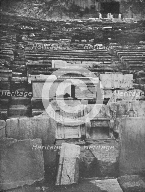 'The Theater of Dionysus, Athens', 1913. Artist: Unknown.