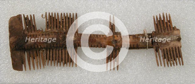 Double-Sided Comb, Frankish, 7th century. Creator: Unknown.