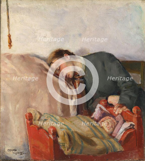 Mother and Child, 1883. Creator: Christian Krohg.