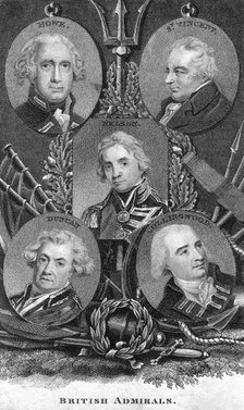 British Admirals. Artist: Unknown