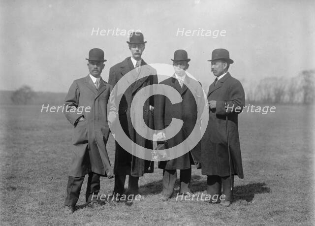 Curtiss Airplane, Tests of Curtiss Plane For Army - Japanese Watching Tests..., 1912. Creator: Harris & Ewing.