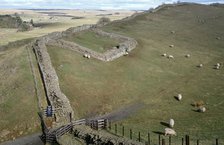 Milecastle 42, Hadrians Wall, Cawfields, Northumberland, c1980-c2017.  Artist: Historic England Staff Photographer.