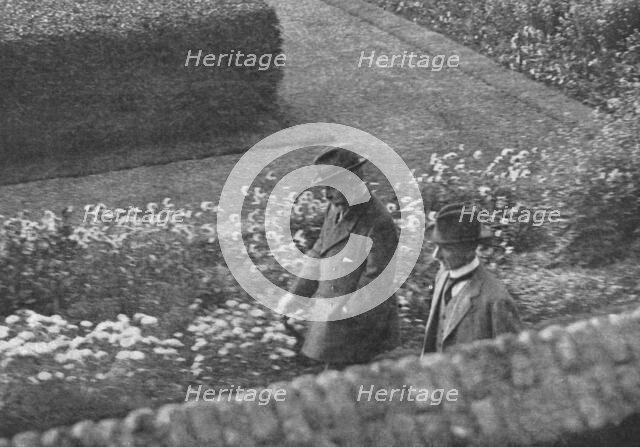 ''L'Alsace et la Lorraine retrouvees; l'homme propose', 1919. Creator: Het Leven.