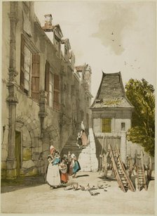 L'Abaye St. Amand, Rouen, 1839. Creator: Thomas Shotter Boys.