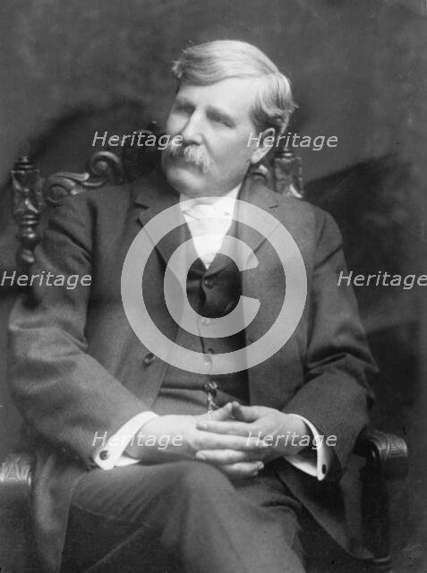 F.T. Gates, seated, 1910. Creator: Bain News Service.