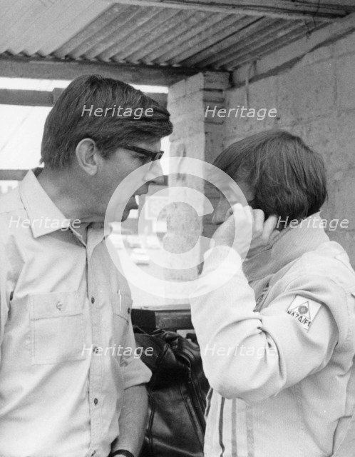 Ken Tyrrell and Jackie Stewart, (c1960s?). Artist: Unknown