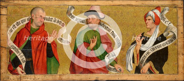 Three prophets, c 1480. Creator: Lonhy; Antoine de (active 1446-1490).