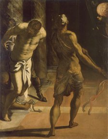 The Flagellation of Christ, 1570s. Creator: Tintoretto, Jacopo (1518-1594).