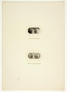 Study for a plate from The Triumphs of Temper, in the 1796 Royal Engagements Pocket Book, c. 1795. Creator: Thomas Stothard.