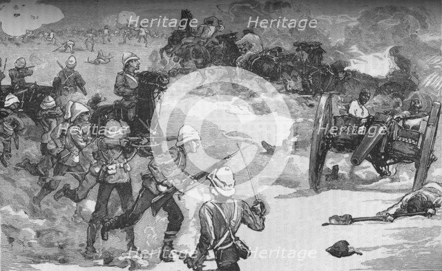 'Second Battle of Kassassin (September 9): Capture of Two Krup Guns by the Royyal Marines', c1882. Artist: Unknown.