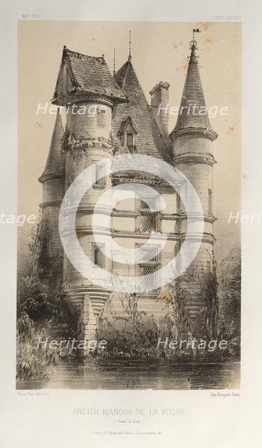...Pl. 63, Ancien Manoir De La Fosse (Saône et Loire), 1860. Creator: Victor Petit (French, 1817-1874).