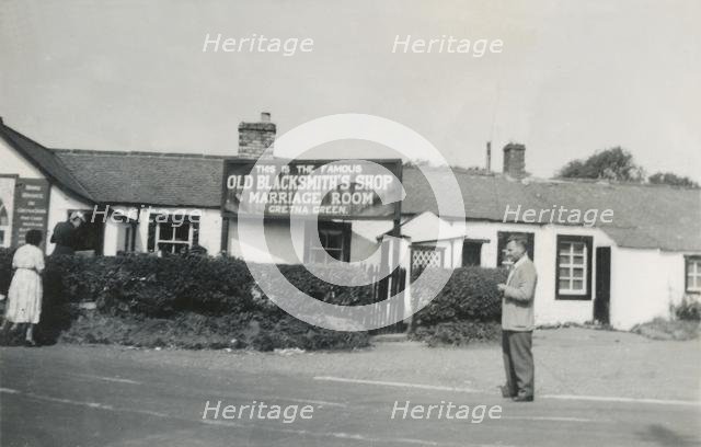 Old Blacksmith's Shop and Marriage Room, Gretna Green, Scotland, 1940s? Creator: Unknown.