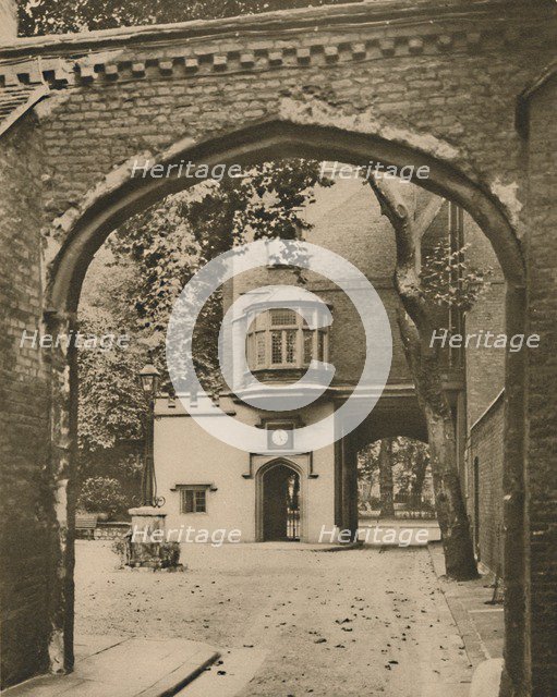 'Entrance Courtyard and Gateway of the Charterhouse', c1935. Creator: Unknown.