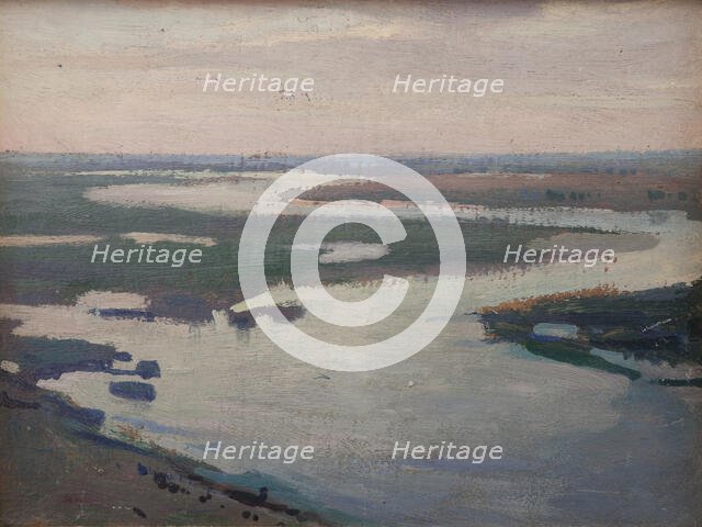 Dniepr (Limany Dniepru o swicie), 1903. Creator: Jan Stanislawski.