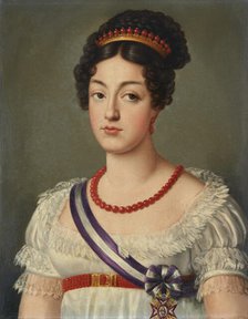 Portrait of Maria Luisa of Spain (1782-1824), Queen of Etruria, Duchess of Lucca, early 19th cen. Creator: Anonymous ().