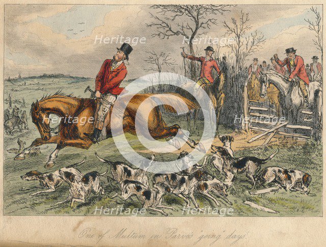 'One of Multum in Parvo's going days', 1865. Artists: John Leech, Hablot Knight Browne.