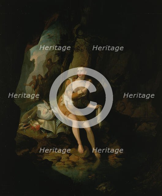 (Scene from Don Quixote), 1816. Creator: John Ritto Penniman.