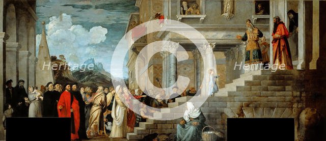 The Presentation of the Virgin at the Temple, 1534-1538. Creator: Titian (1488-1576).